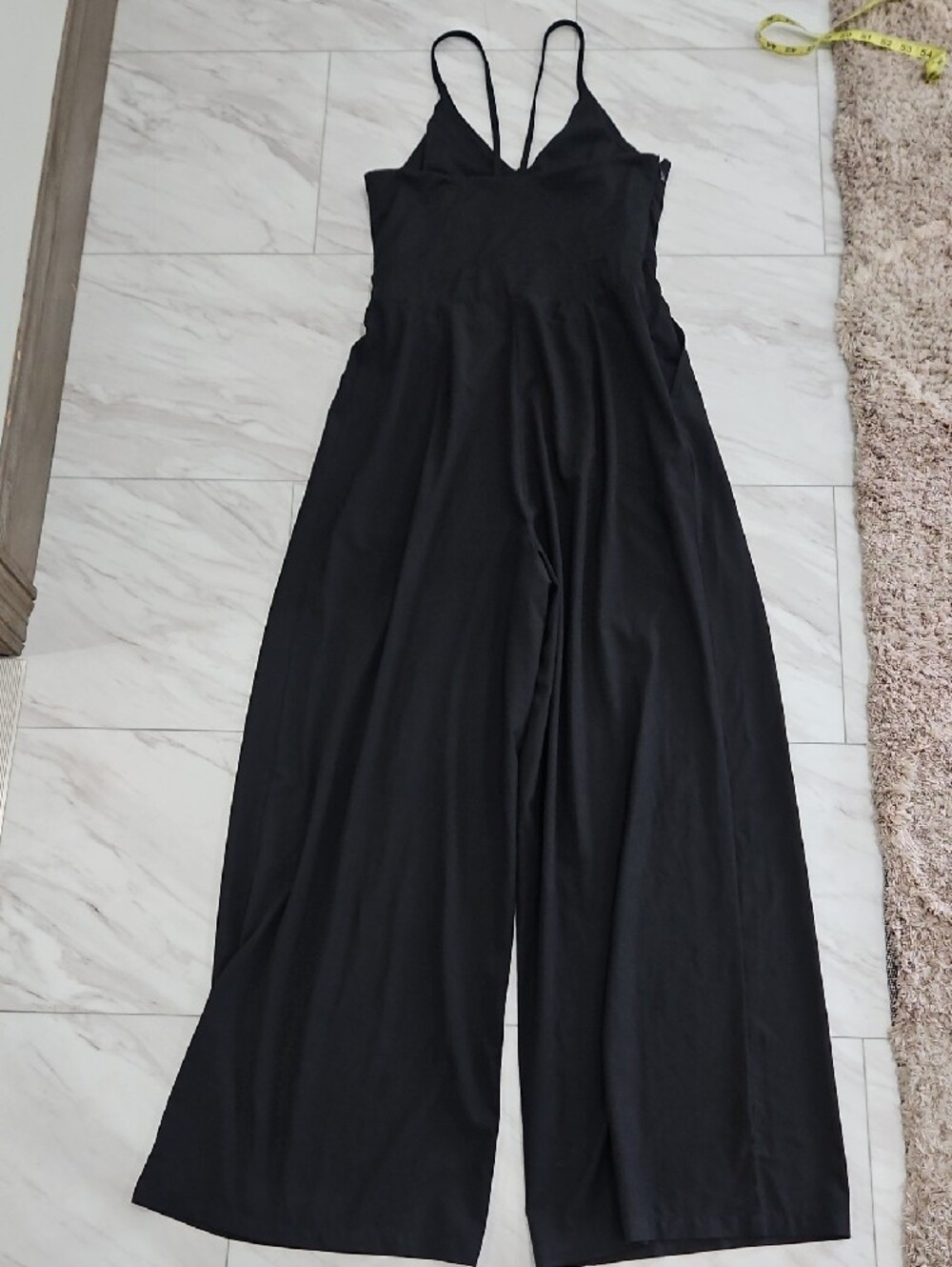 Halara Black Wide-Leg Jumpsuit with Spaghetti Straps - Picture 6 of 6